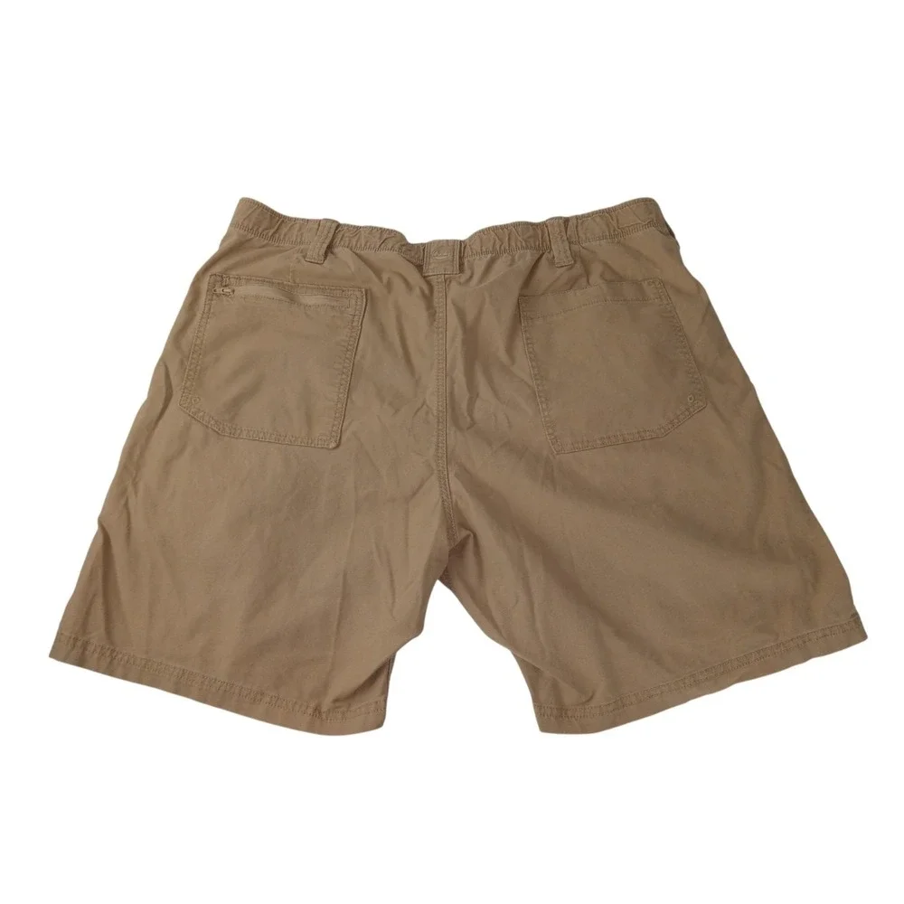 Timberland Men's Cargo Shorts Brown Zipper Pocket Size 40